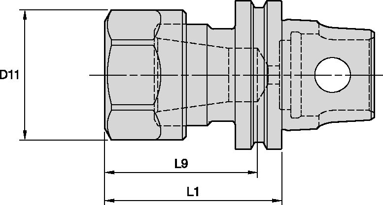 ADAPTOR COLLET CHUCK ER KM32