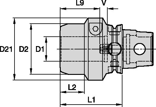 KM63TS HYDROFORCE HYD CHUCK D