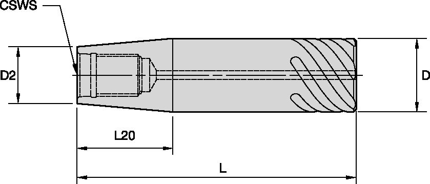 SKAFT DL12/D16/L80 SAFE-LOCK