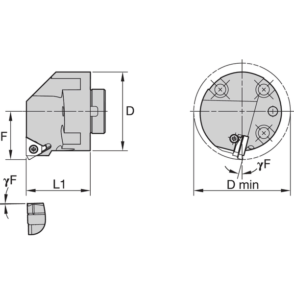 LT Threading Head D2.50 L1.63