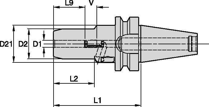 BT30 HYDRAULIC CHUCK D06