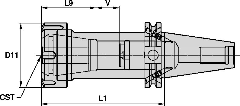 COLLET CHUCK DV40 16ER 3-26 B