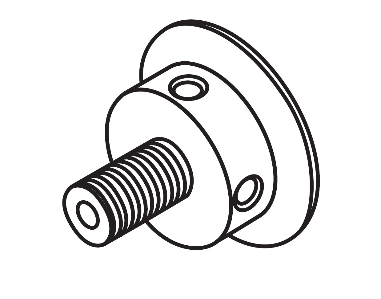 Coolant lock screw