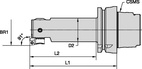 Finborr 100-130mm HSK63A