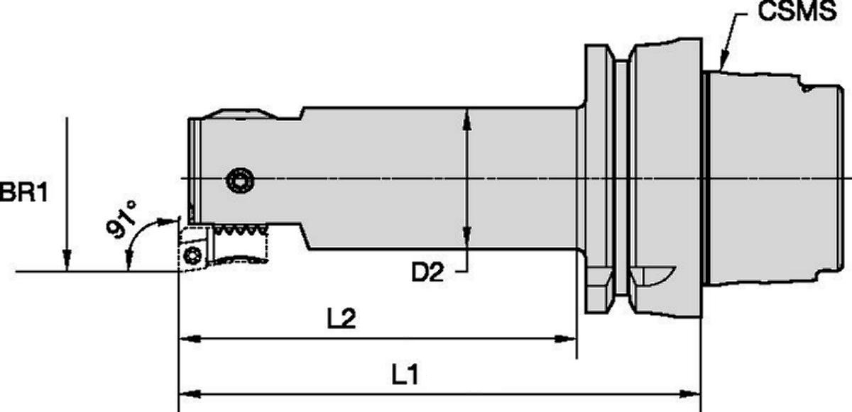Finborr 162.5-205mm HSK63A