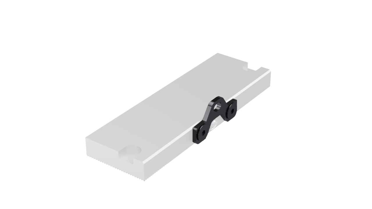 Stopper plate 40, 9 mm for movable jaw with Click system