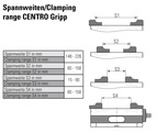 Gripper jaw movable with integrated gripper row