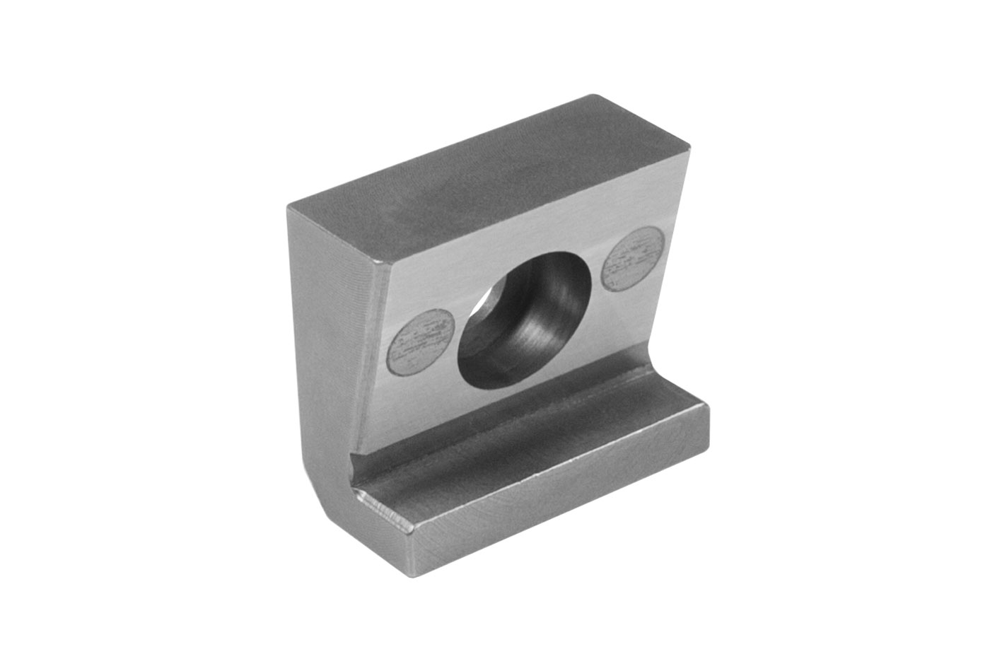 Wedge adapter for jaw for five-sided machining