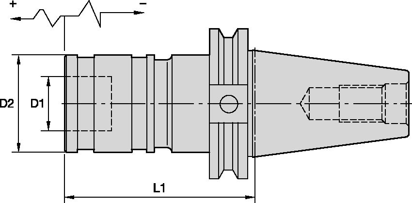 WFLK 115MB/CAT 50 T/C TAP CHUCK