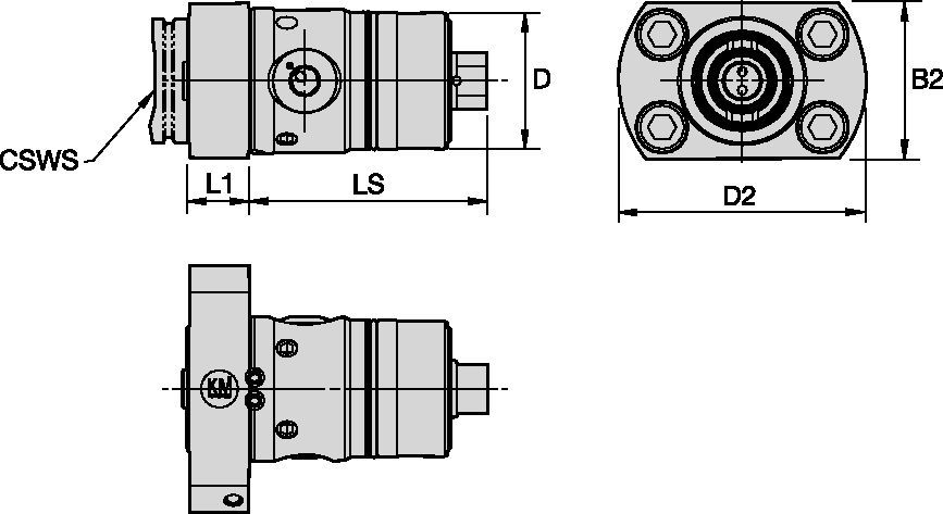 KM40 LOC II BORING CART TOP ACCESS (M)