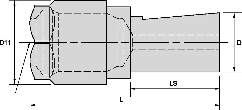 SOLID TAP CHUCK / L COLLET