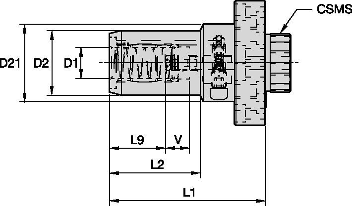 HYDRAULIC CHUCK Ø12 SIF 100