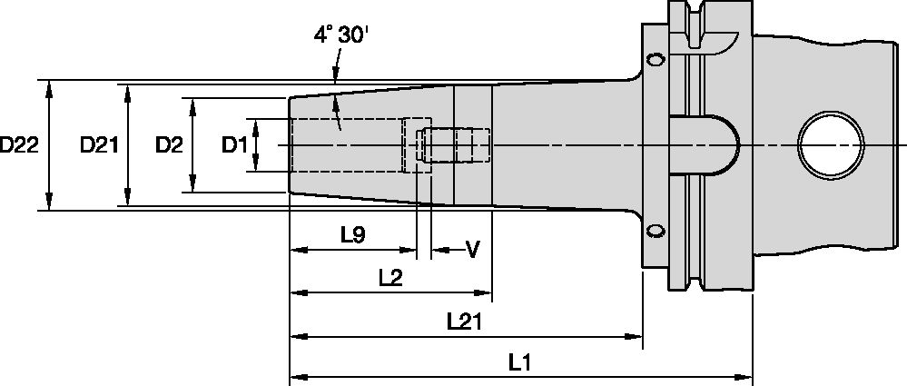 KM4X100 SHRINK FIT GP Ø10.0 X 160MM