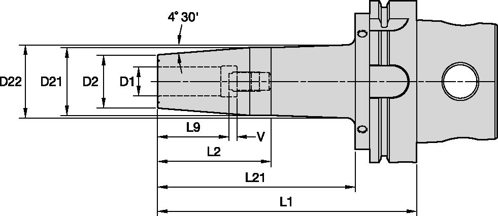 KM4X63 SHRINK FIT HT Ø20.0 X 120MM