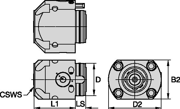 KM4X63 CL2NT FLANGE MOUNT TOP ACCESS