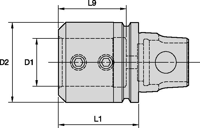 KM32 BORING BAR BUSHING Ø3/4 X 1.26"