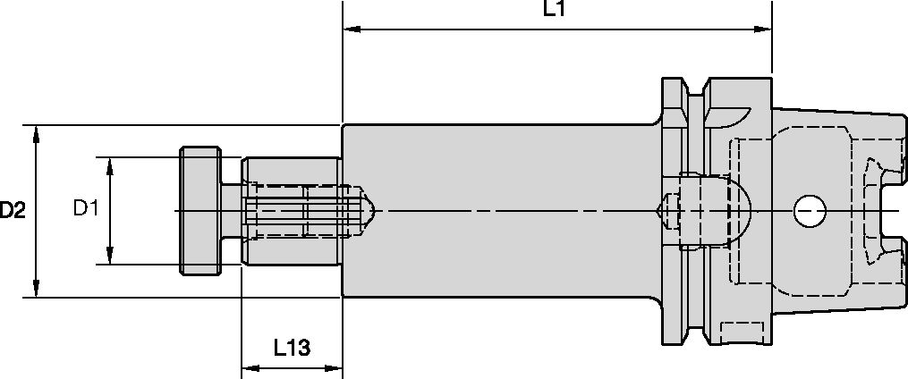HSK CONVENTIONAL ROTATING TOOLHOLDER - I
