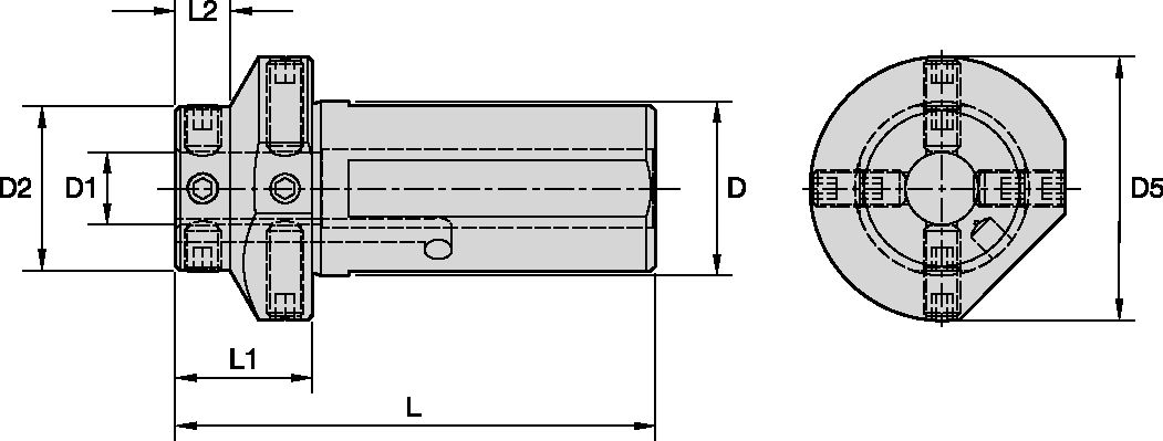 BORING BAR REDUCER Ø40MM TO Ø10MM