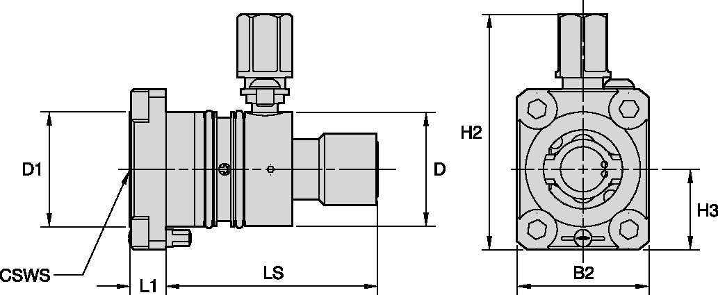 KM40 FLANGE MOUNT RAPID PLUS TOP ACCESS
