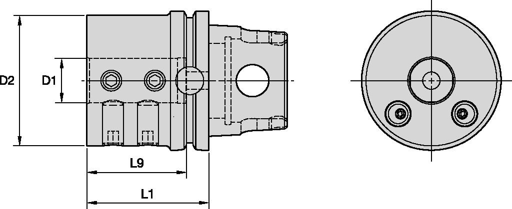 KM80 BORING BAR ADAPTER Ø50 X 130MM