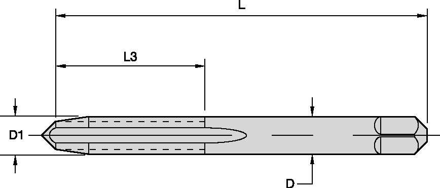 #4-48 UNF H2 ANSI 3FL PLG HAND HSS