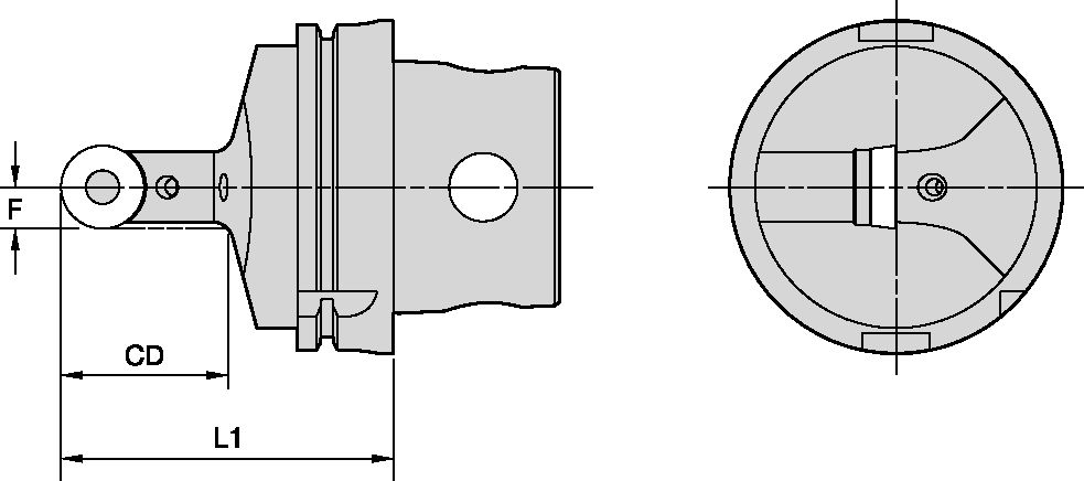 KM4X100 KENLEVER 0° NEUTRAL RC..20