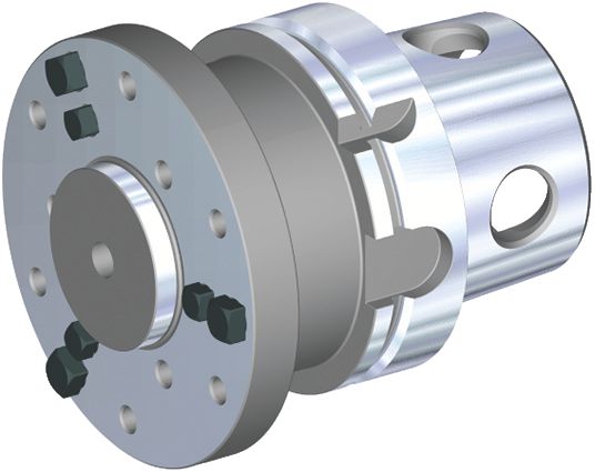 KM4X100 FLANGE MOUNT Ø63 X 75MM