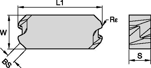 ISO MILLING INSERT