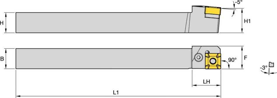 SCARFING HOLDER LH SNMX19