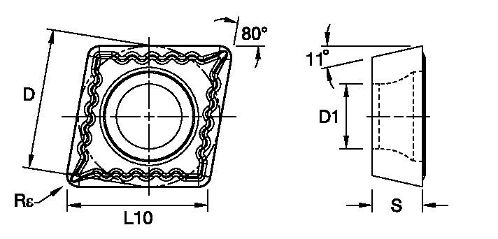 Screw-On • CPMT Insert • Positive • UF