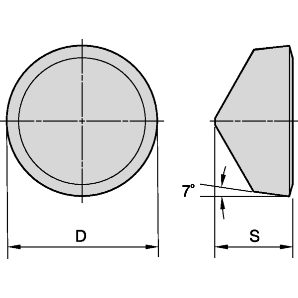 POSITIVE TURNING CERAMIC INSE~