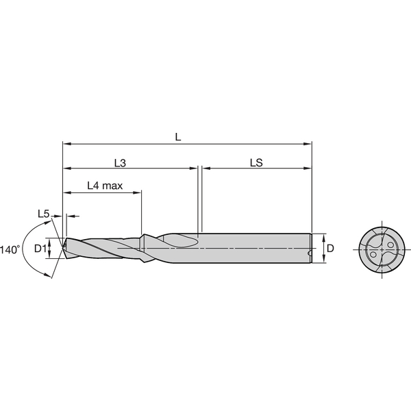 STEGBORR 10,2mm CYL KYLANAL