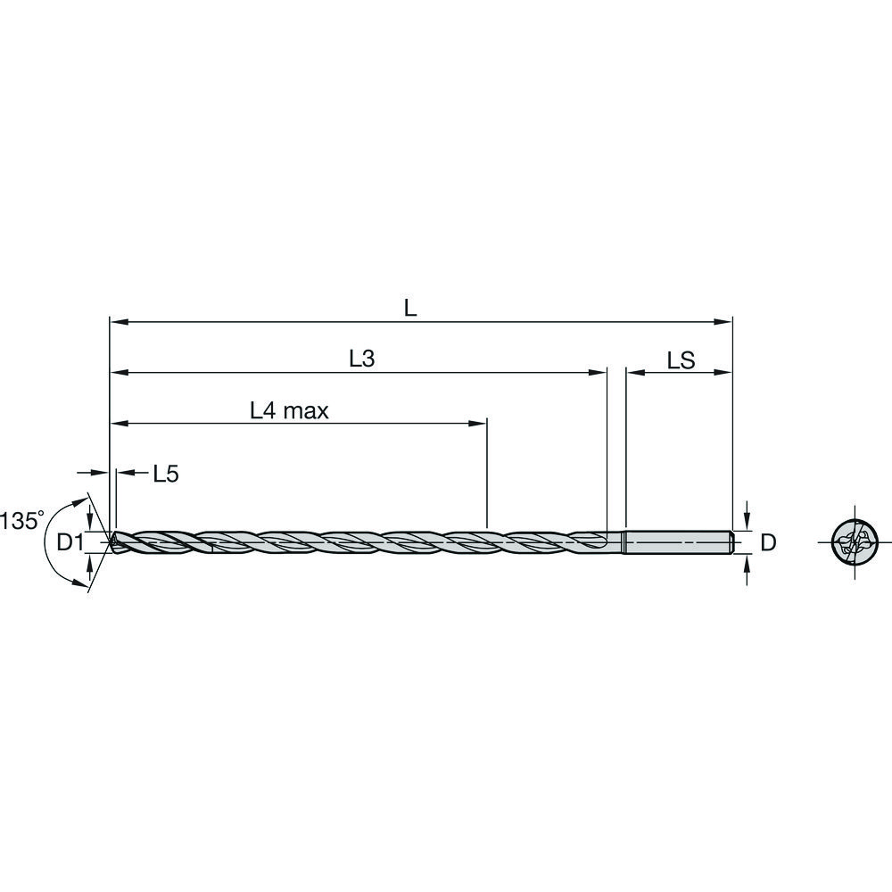 BORR 5.2MM 20xD IK CYL