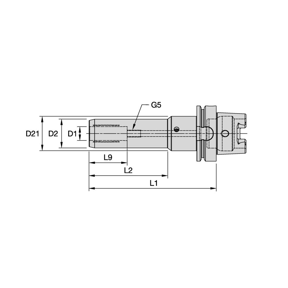 HSK80-A HYDRO CHUCK D=16 MM ST-LINE