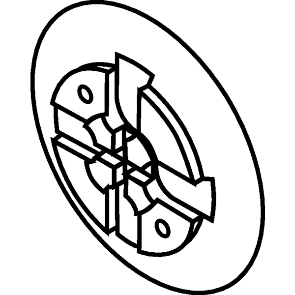 PCD SHOWERHEAD LOCK SCREW Ø122 for Ø160