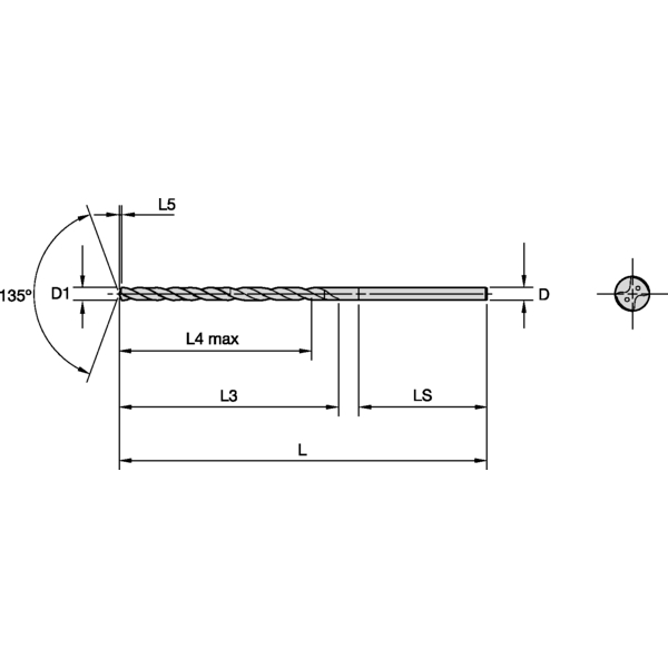 BORR 15MM 15xD IK CYL