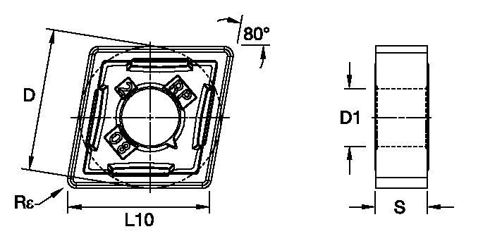 ANSI/ISO Turning Insert CN..