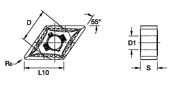 ANSI/ISO Turning Insert DN..