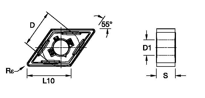 ANSI/ISO Turning Insert DN..