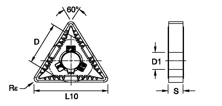 ANSI/ISO Turning Insert TN..