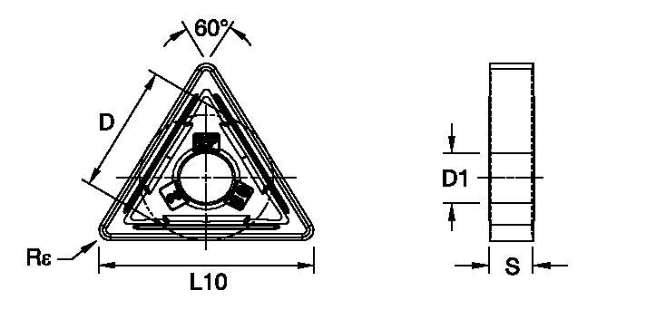 ANSI/ISO Turning Insert TN..