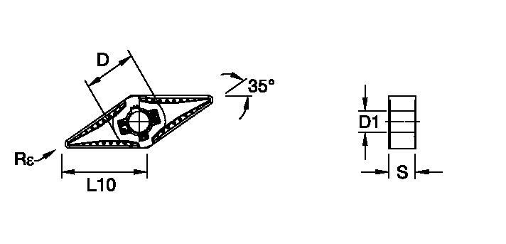 ANSI/ISO Turning Insert VN..