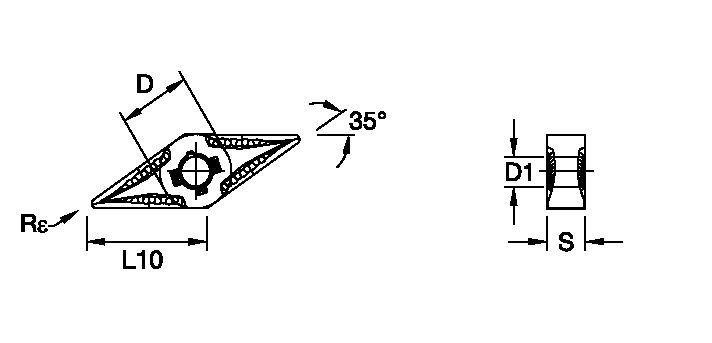ANSI/ISO Turning Insert VN..