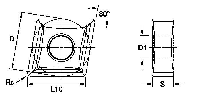 ANSI/ISO Turning Insert CN..