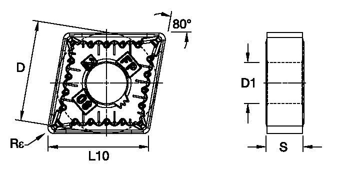 ANSI/ISO Turning Insert CN..