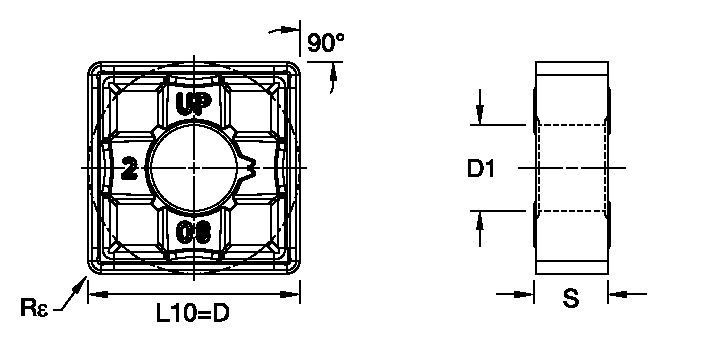 ANSI/ISO Turning Insert SN..
