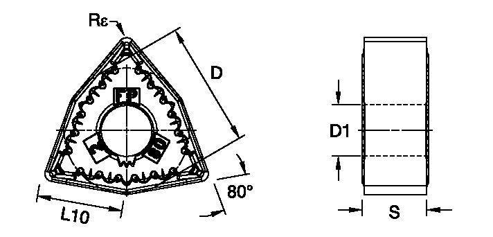 ANSI/ISO Turning Insert WN..