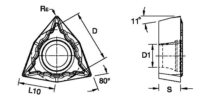 ANSI/ISO Turning Insert WP..