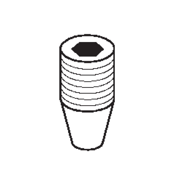 TAPERED SET SCREW M10X1X14.5-45H