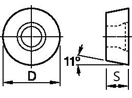 MILLING INSERT- ISO UNGROUND